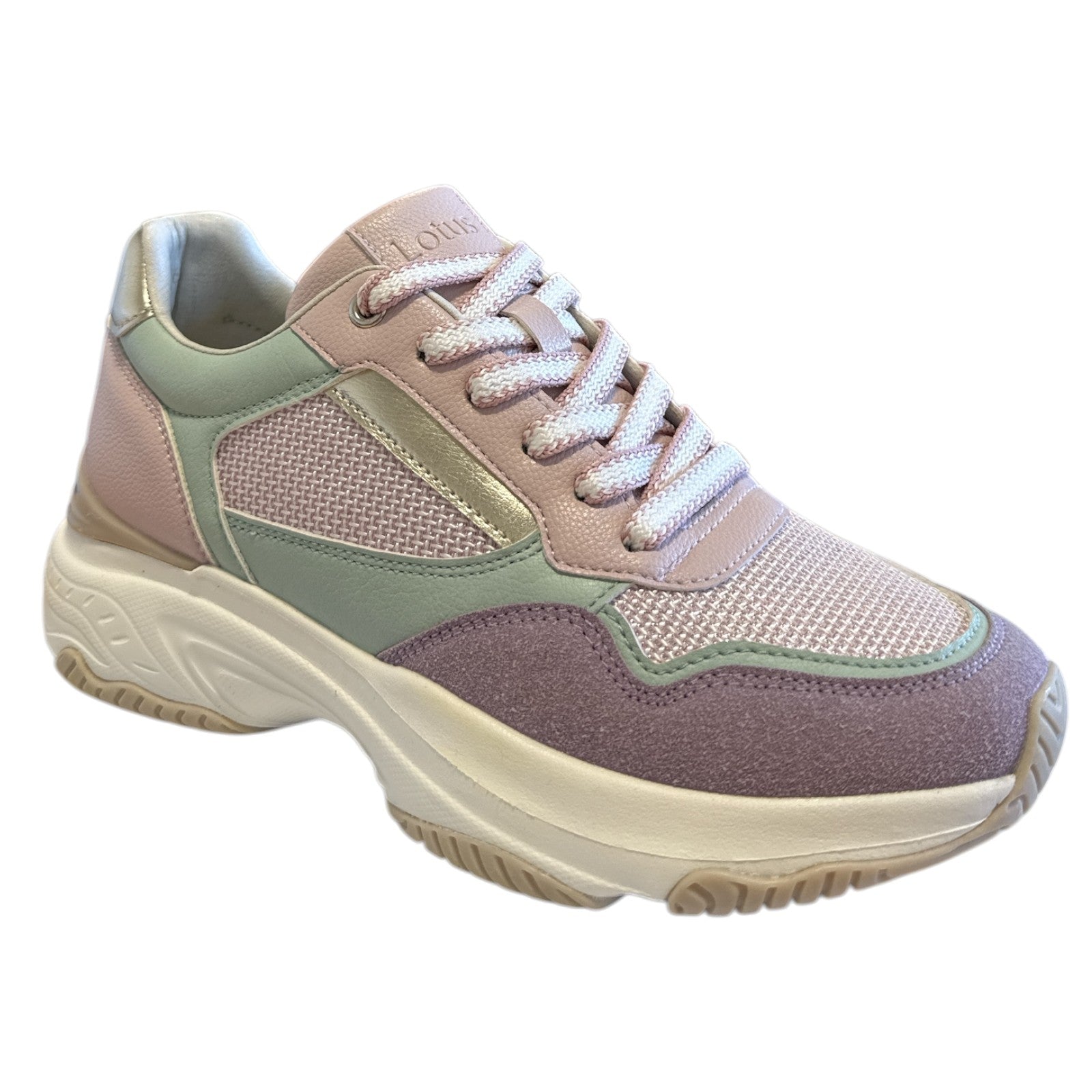 Lotus McKenna Pink Multi Trainers