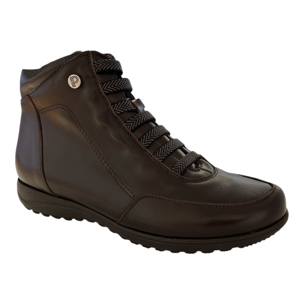 Pitillos Brown Leather Ankle Boots