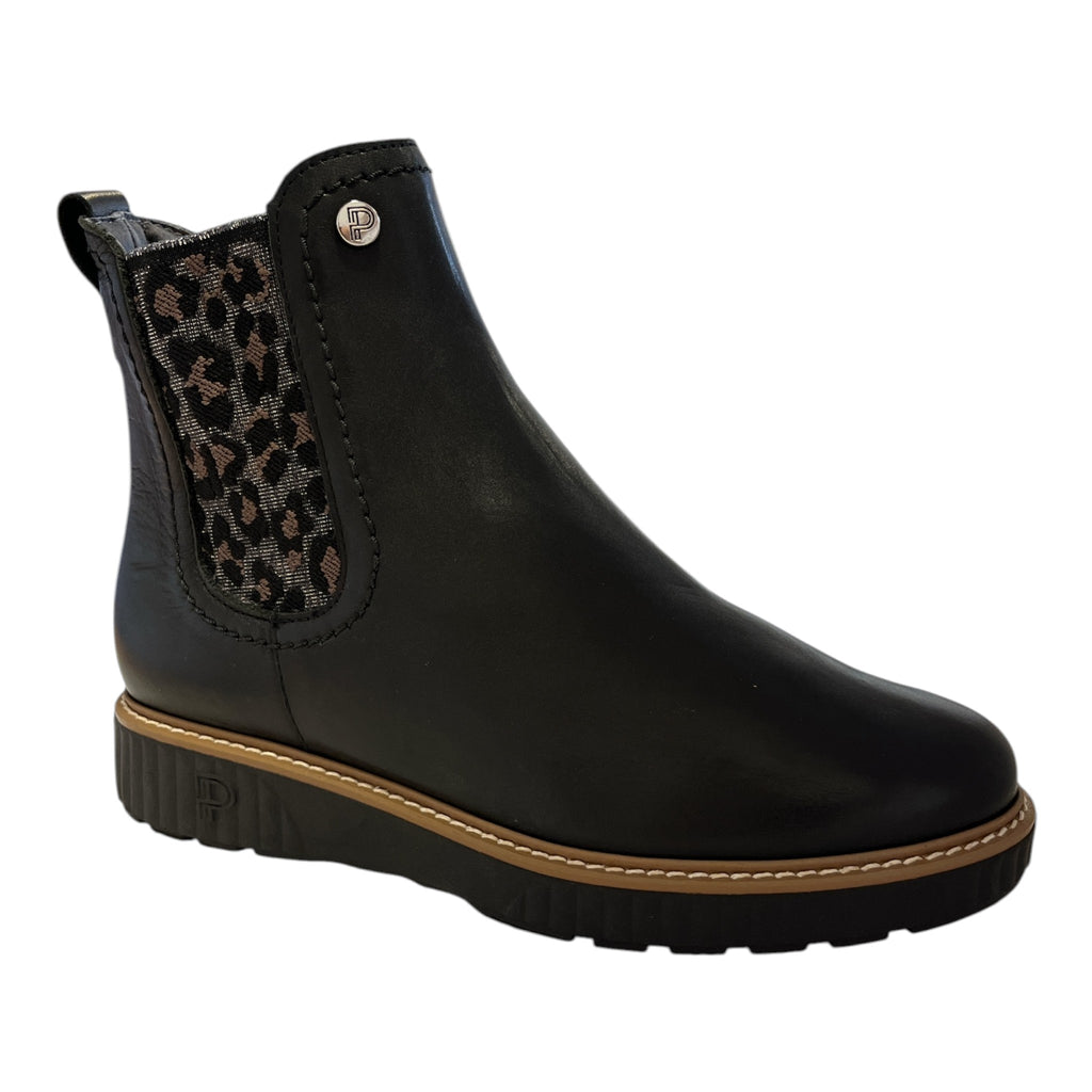 Pitillos Black Leather Chelsea Boots 11.556