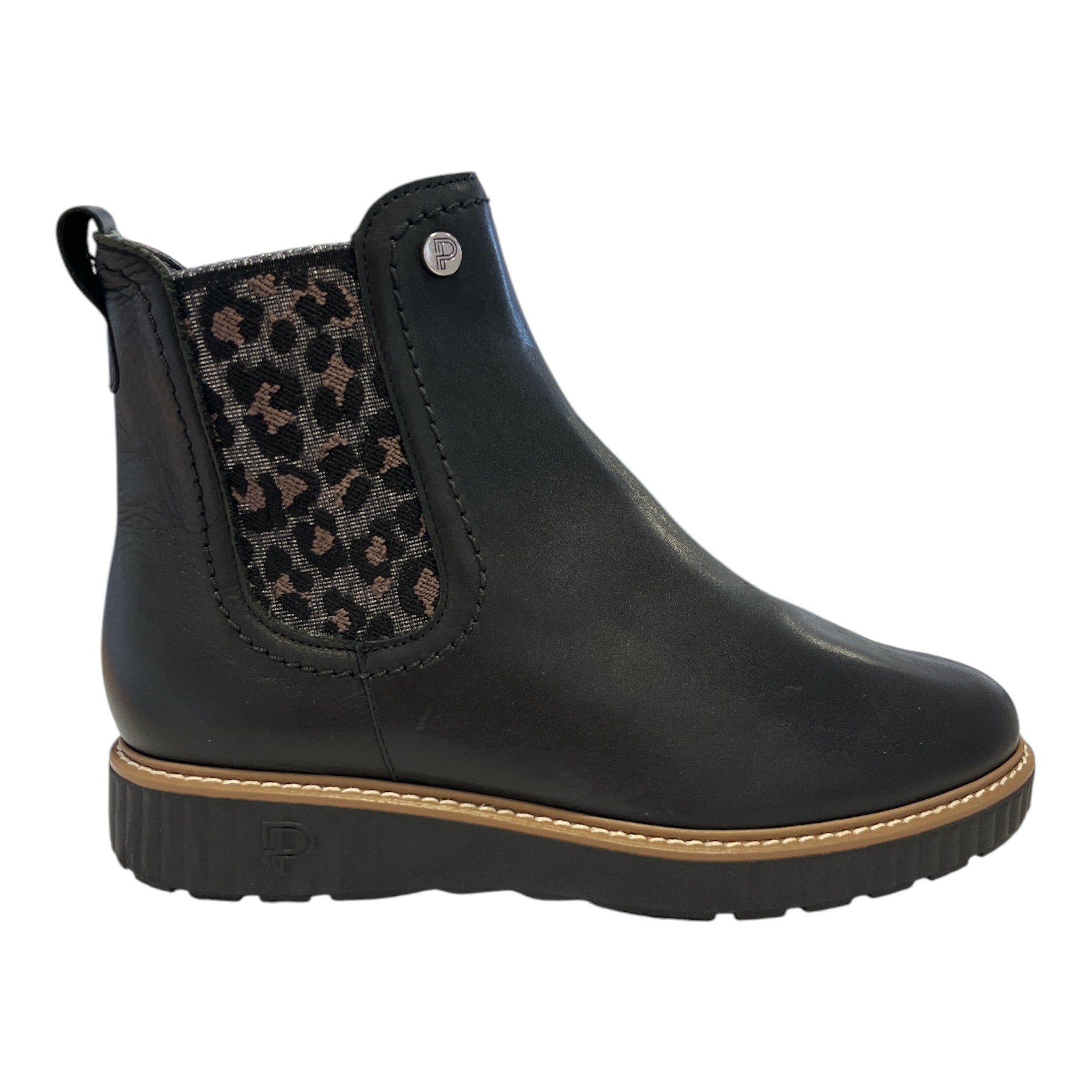 Pitillos Black Leather Chelsea Boots 11.556