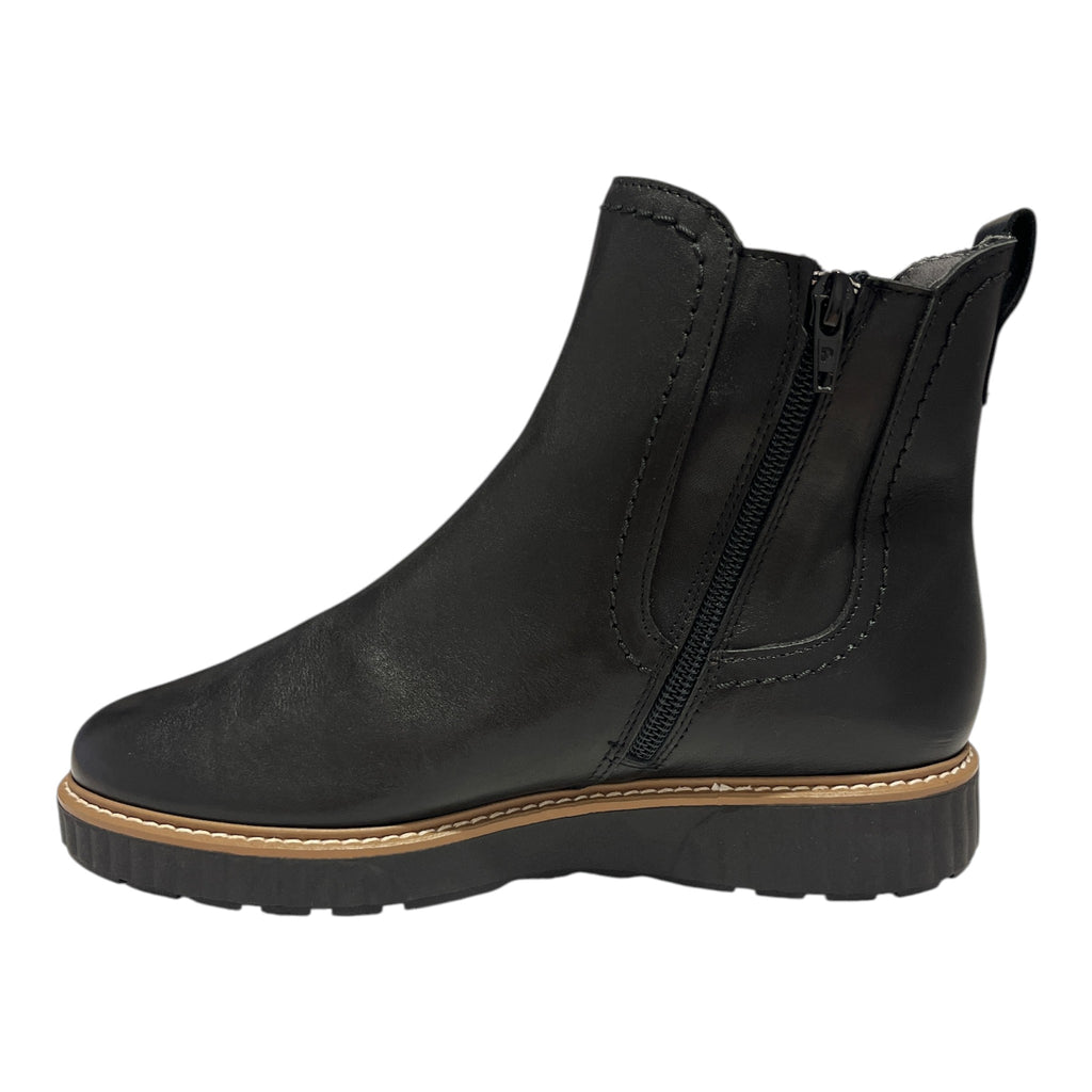 Pitillos Black Leather Chelsea Boots 11.556