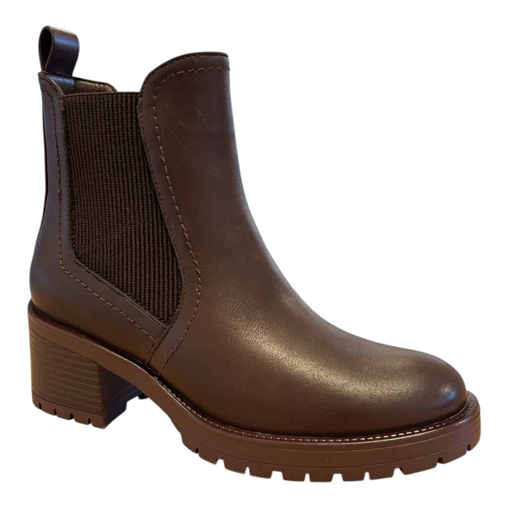 Xti Brown Heeled Chelsea Boots 146086