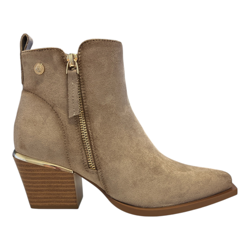Xti Taupe Ankle Boots 146103