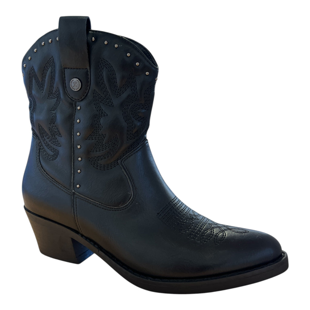 Xti Black Cowboy Boots 146190