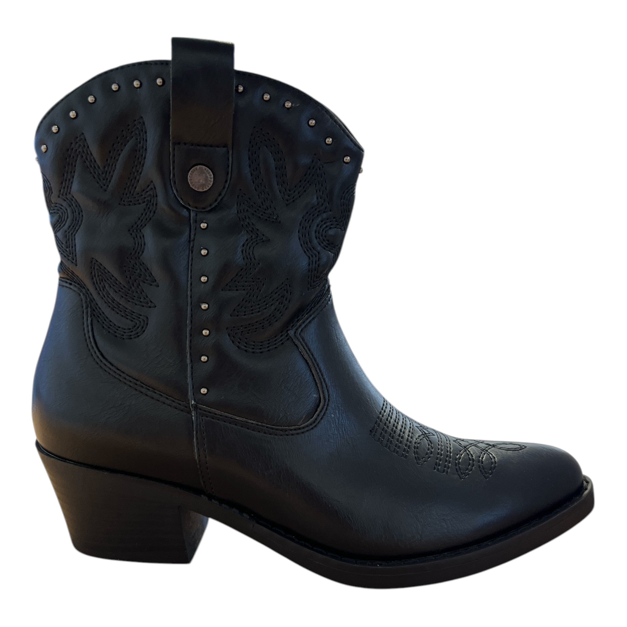 Xti Black Cowboy Boots 146190