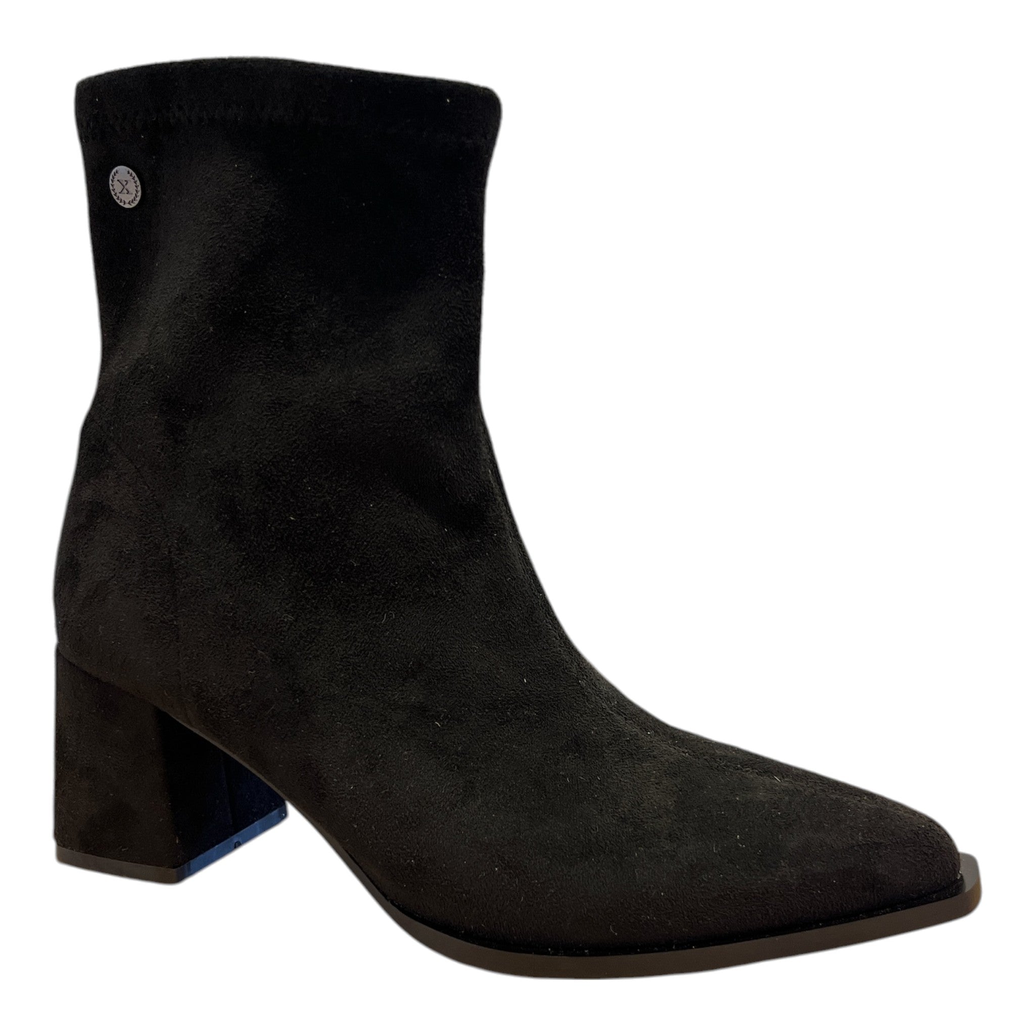 Xti Black Heeled Ankle Boots 146198