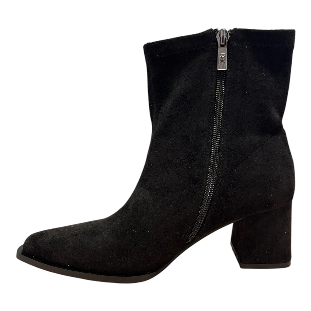 Xti Black Heeled Ankle Boots 146198