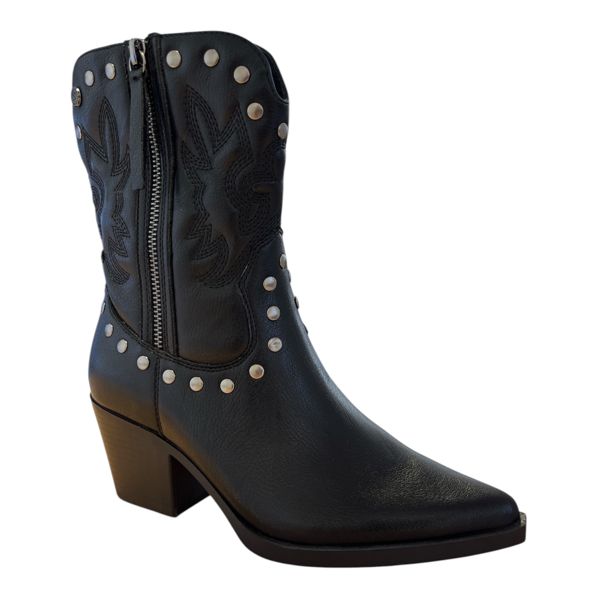 Xti Black Cowboy Boots 146239