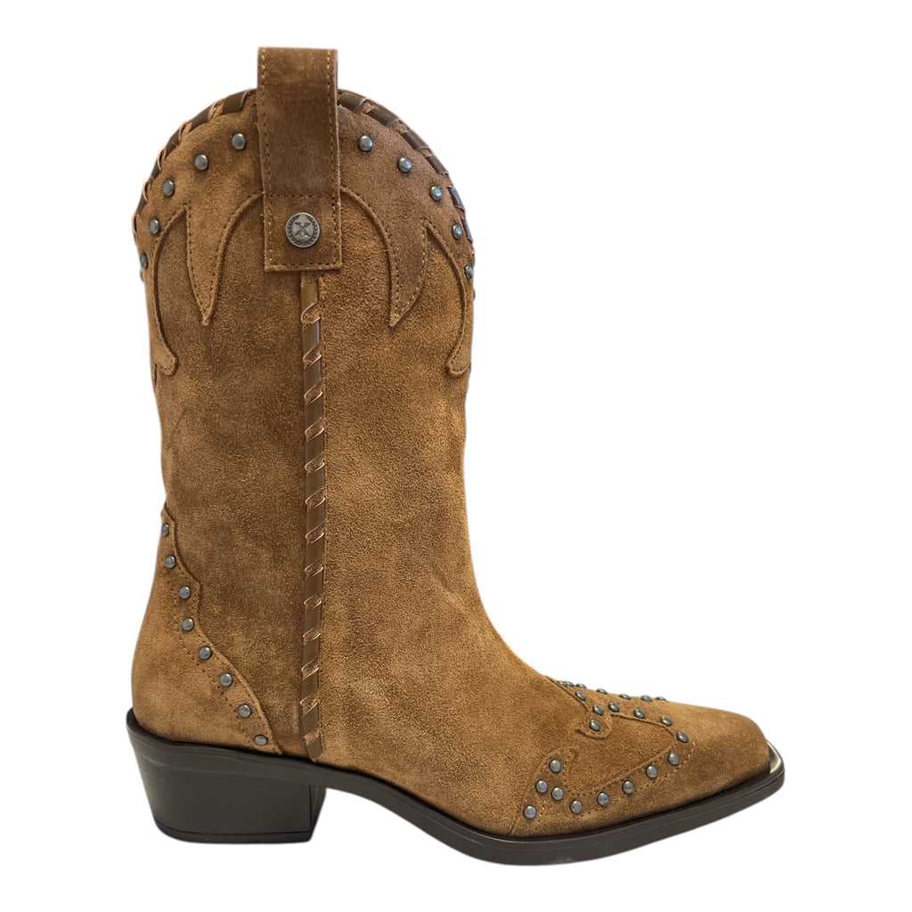 Xti Light Brown Cowboy Boots 146477