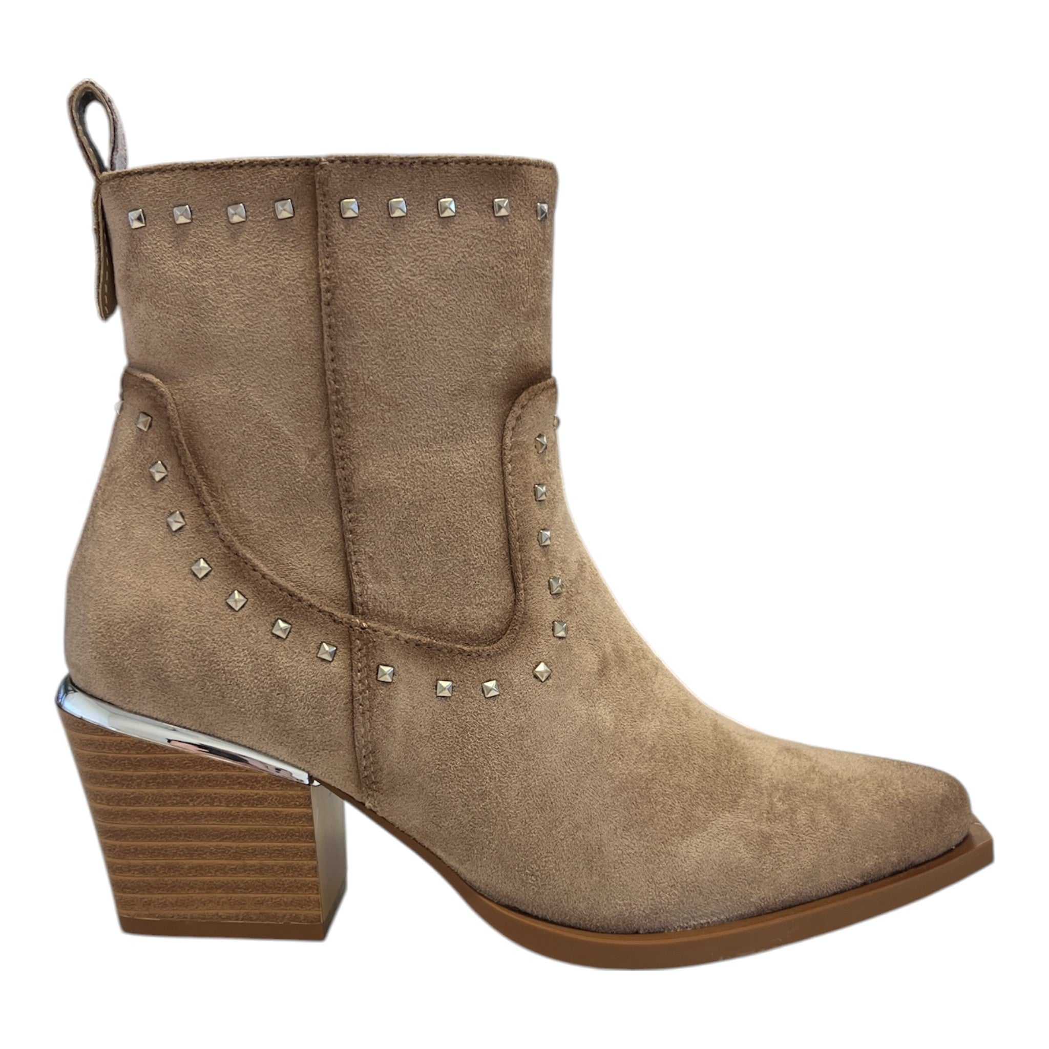 Xti Taupe Ankle Boots 146479