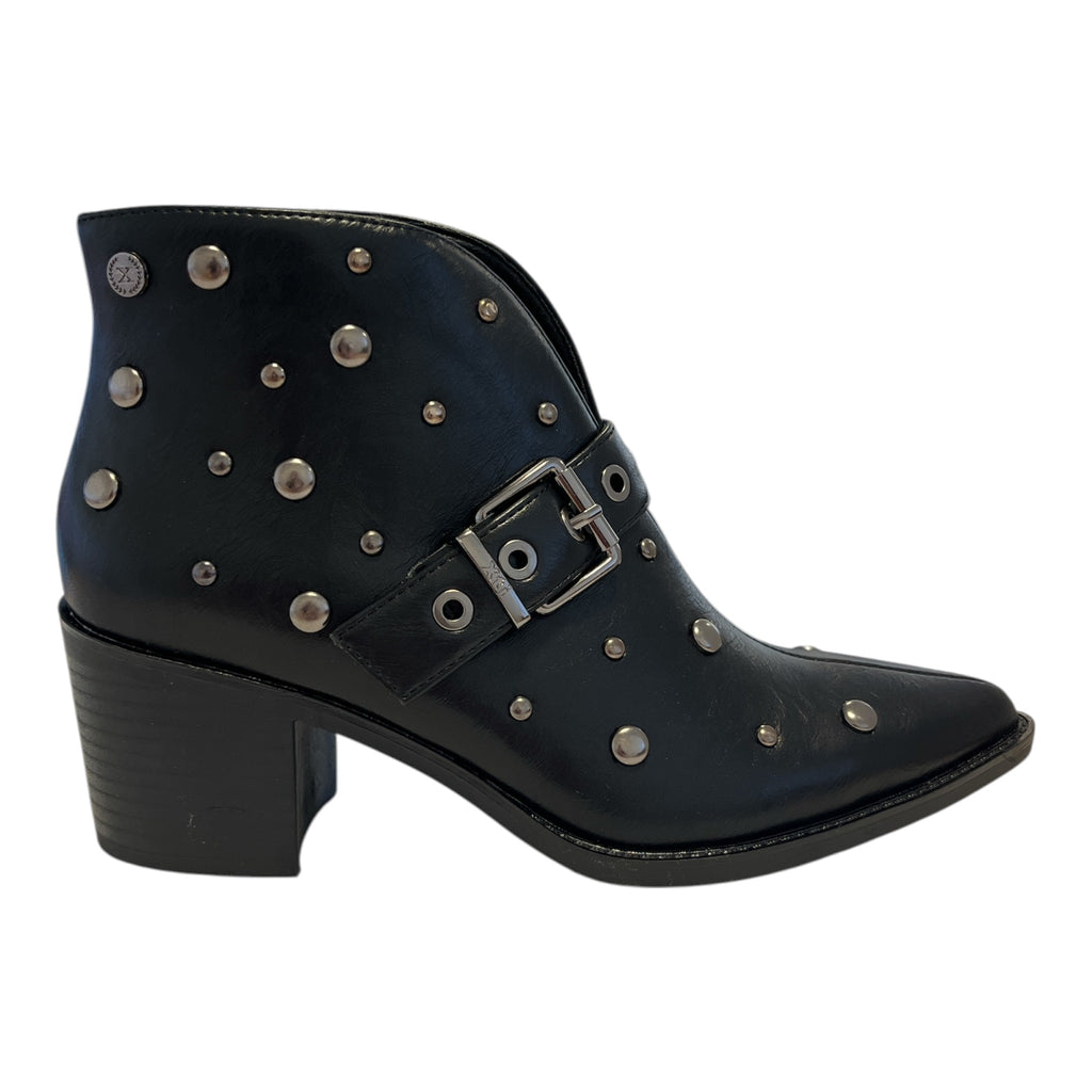 Xti Black Pointed Toe Ankle Boots 146499