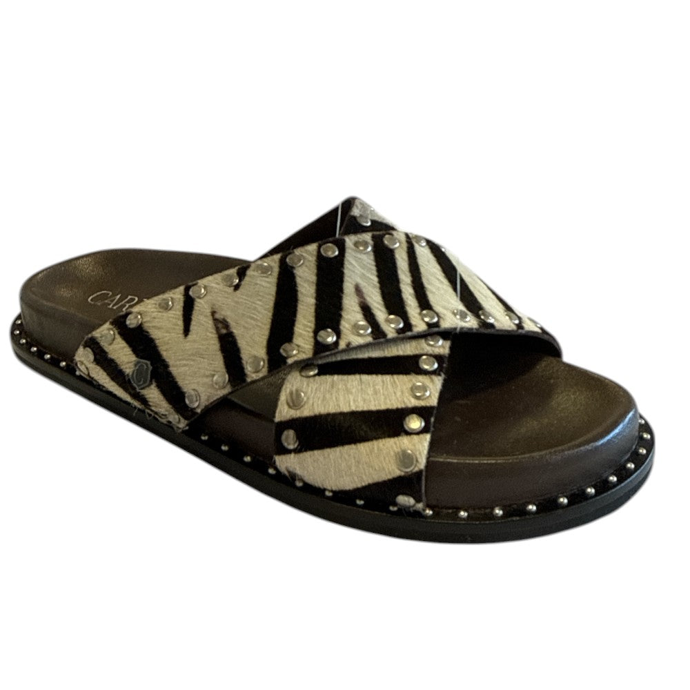 Carmela 163054 Zebra Print  Sliders