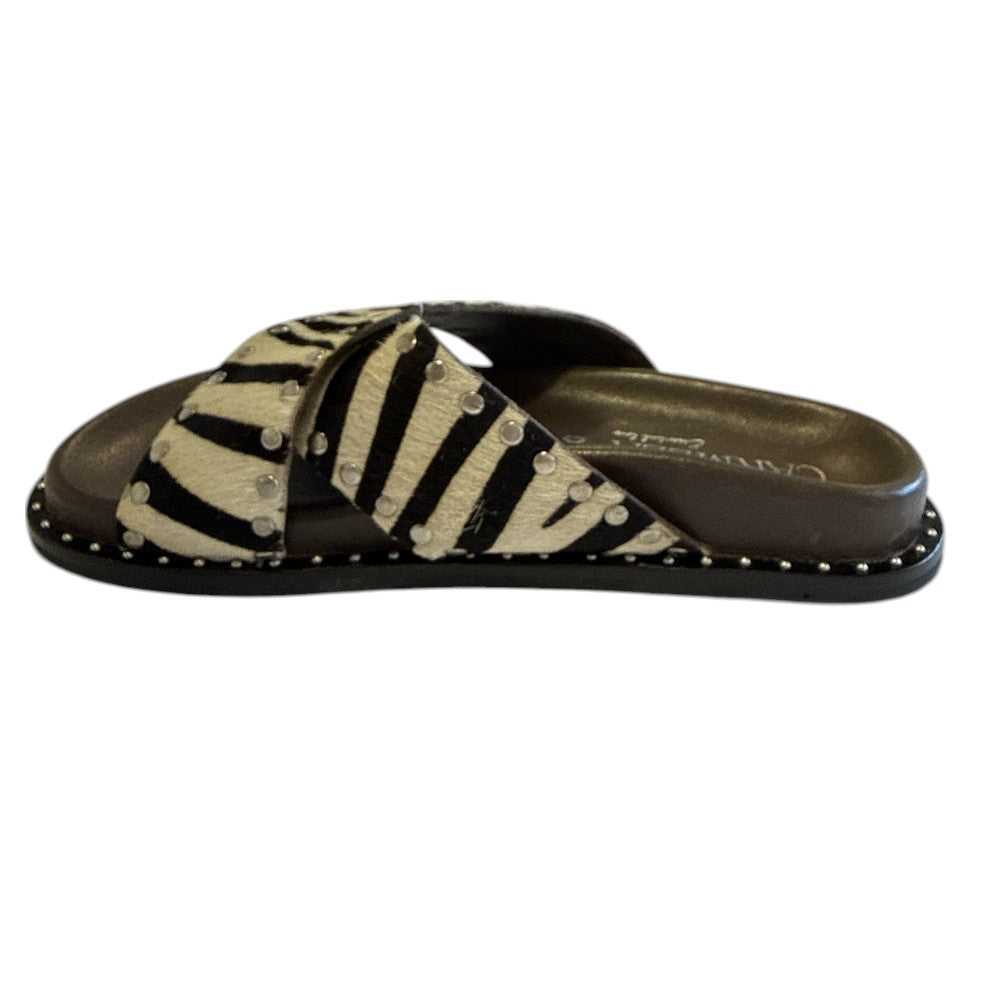 Carmela 163054 Zebra Print  Sliders