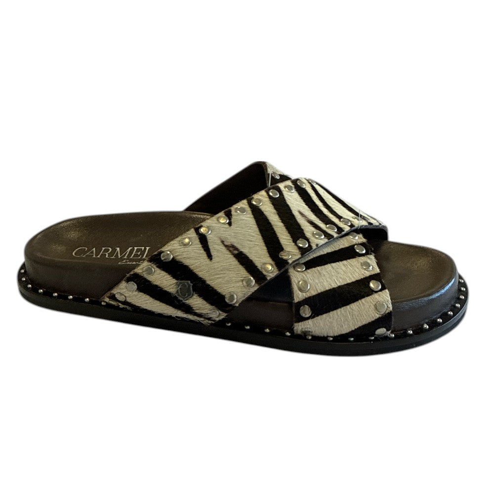 Carmela 163054 Zebra Print  Sliders
