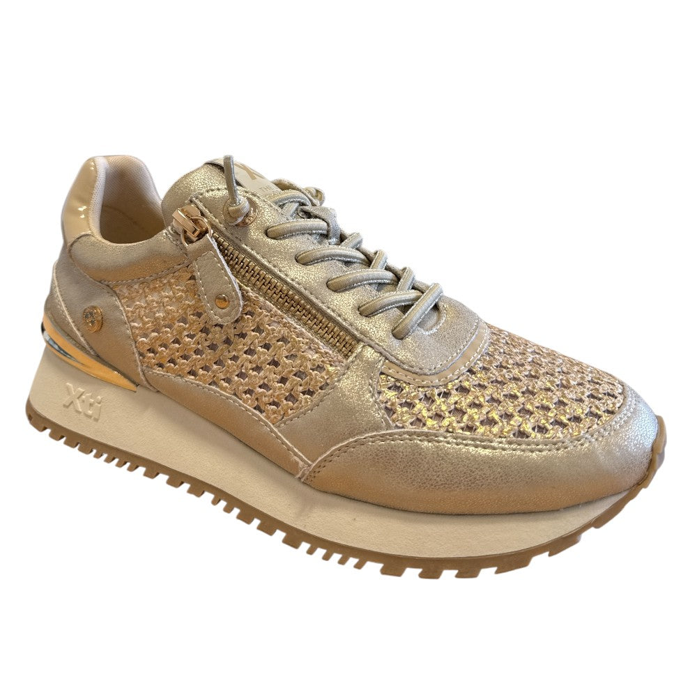 Xti 145194 Gold Trainers